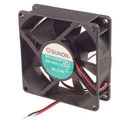 KD1208PTB1 | 12V DC 2.5W 80x80x25mm DC Axial 2 Kablolu Fan