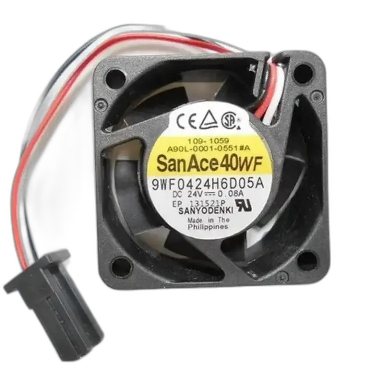 9WF0424H6D05A | 24V DC 0,08A 40x40x20mm 3 Kablolu Kompakt Fan