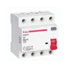 HDB3VR425SC 4x25A 30 Ma Kaçak Akım Koruma Rölesi