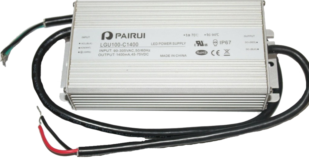 LGU100-C1400  100W 1400mA IP67 METAL KASA/MEANWELL XLG-100-H-A Muadili