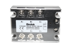 BSSR3E-60DA BEDOK 3-32VDC Tetikleme,24-480VAC Çıkış Voltajı,60A Trifaze SOLİD STATE RELAY(SSR Röle)