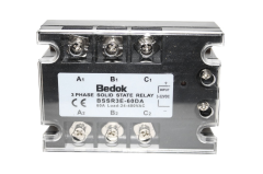 BSSR3E-60DA BEDOK 3-32VDC Tetikleme,24-480VAC Çıkış Voltajı,60A Trifaze SOLİD STATE RELAY(SSR Röle)