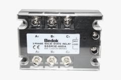 BSSR3E-60DA BEDOK 3-32VDC Tetikleme,24-480VAC Çıkış Voltajı,60A Trifaze SOLİD STATE RELAY(SSR Röle)