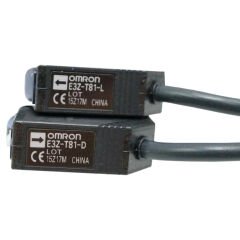 E3Z-T81 2M | 12-24V DC Photoelectric Sensor Rectangular Housing İnfrared LED Through-Beam 15 m PNP Light-ON/Dark-ON 2M Cable