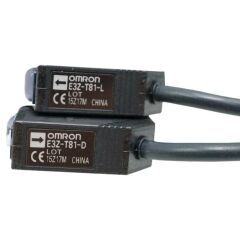 E3Z-T81 2M | 12-24V DC Photoelectric Sensor Rectangular Housing İnfrared LED Through-Beam 15 m PNP Light-ON/Dark-ON 2M Cable