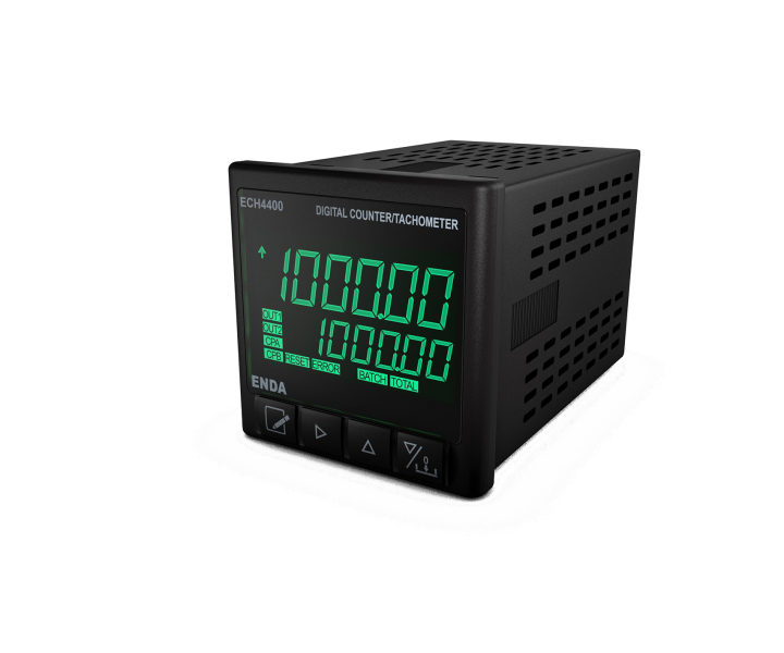 ECH4400-SM Dijital Sayıcı Takometre 48x48mm 10-30V DC / 8-24V AC ENDA | ECH4400-LV Muadili