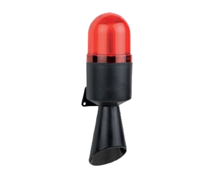 FNAZ-B712-1 Sabit-Flasör-Çakar Döner-Buzzer Universal Işıklı Borulu Kornalar / 40-260V-AC/DC