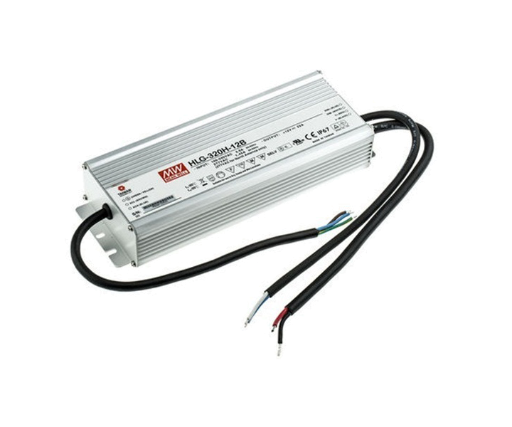 HLG-320H-12B  	12Vdc 22.0Amp Dimming  MEANWELL