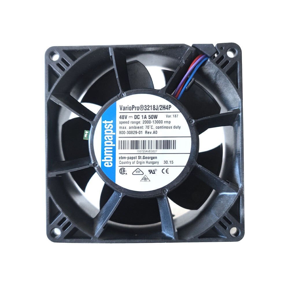 3218J/2H4P | 48V DC  92x92x38mm 165CFM 50W 73dBA 13000RPM Ball PWM Tubeaxial Fan