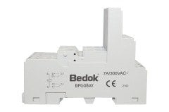 BPG08AY  7A/300VAC Çift Kontak 8 Pin Röle Soketi