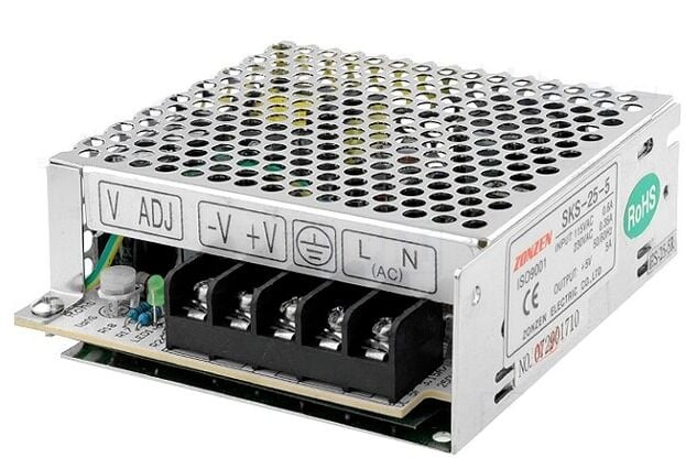 SKS-25-5 5VDC 5Amp | Meanwell  RS-25-5 05Vdc 5.0Amp Muadili