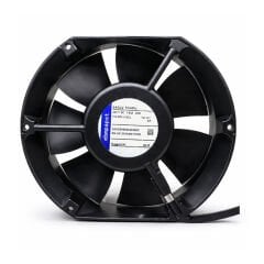6454/2 TDHPU | 24V DC 1.65A 40W 172x150x51 mm 3 Kablolu Fan with Heat Sinks All in one Cooler (Black, Metal)