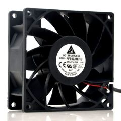 FFB0924EHE | 24V DC 0.50A 12W 4800 RPM 92x92x38mm 3 BAĞLANTI KABLOLU KOMPAKT FAN