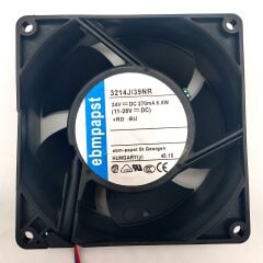 3214J/39NR | 24V DC 270mA 6.5W 92x92x38mm Output Via Open Collect/Low Signal Axial Fan Wallring