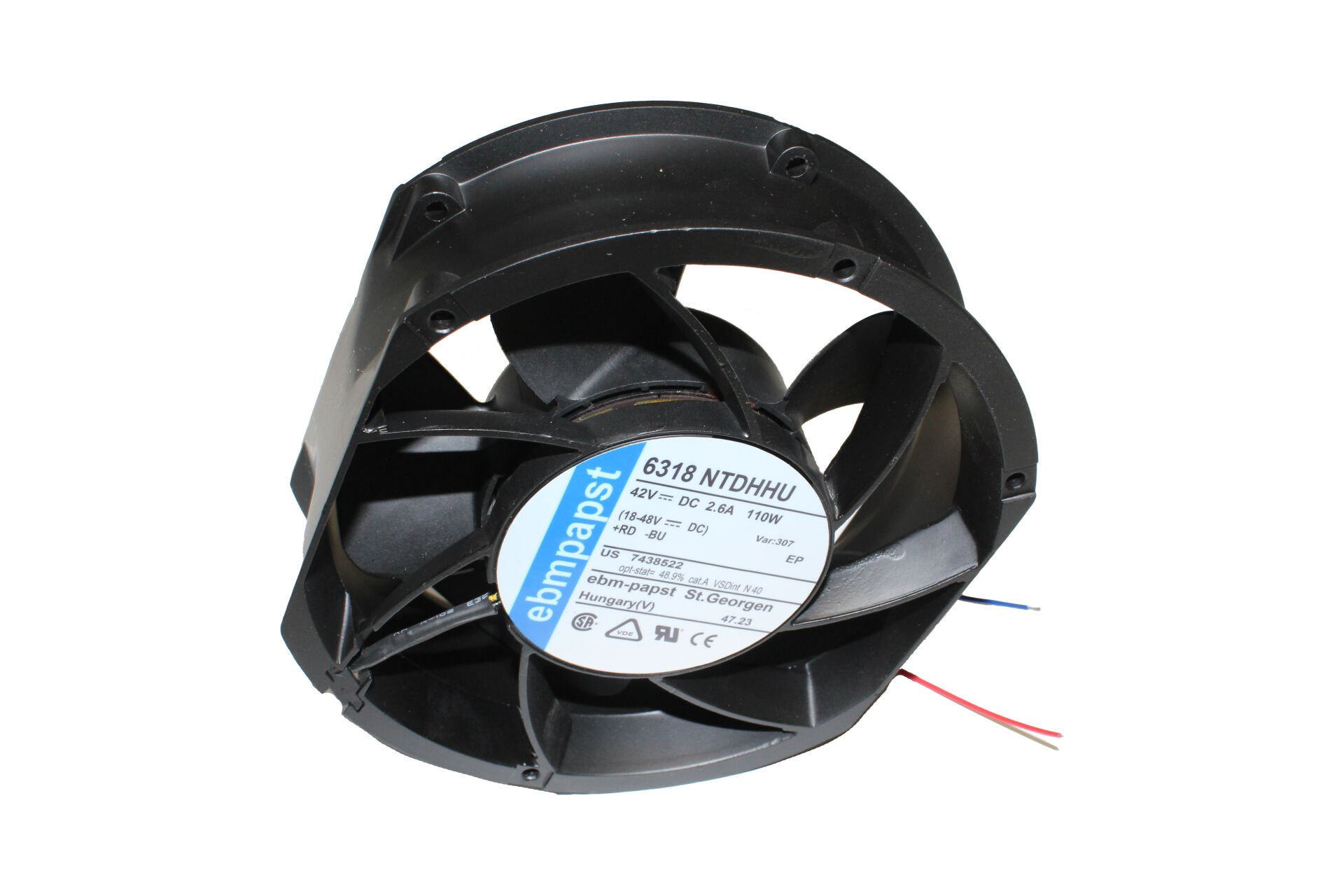 6318NTDHHU | 42V DC 2.6A 110W 149x172x50mm Cooling Fan