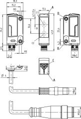 HT5.1/4X-M8 (50129401) | Endüktif Sensör M30 PNP NO 10-30V DC 40mm