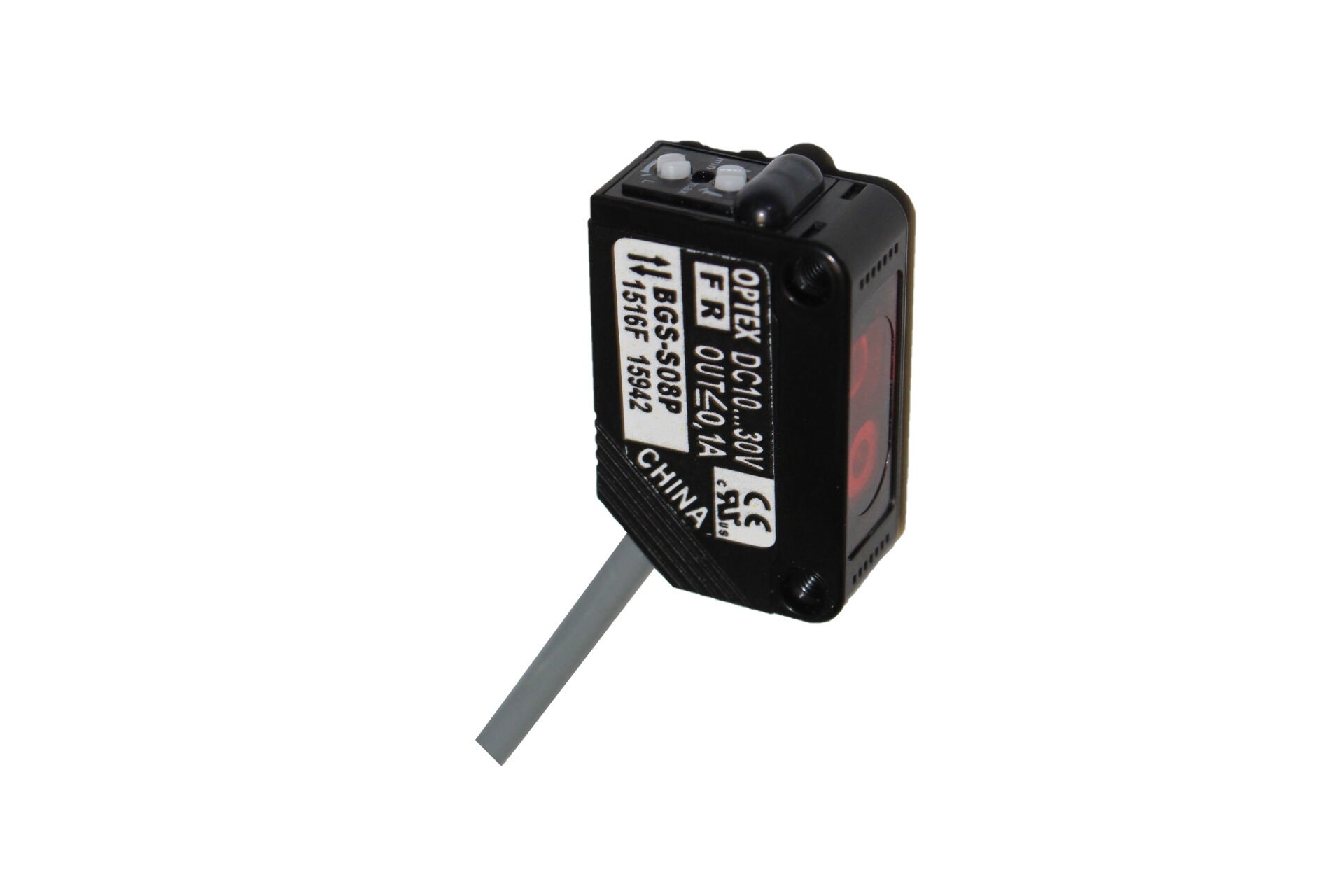 BGS-S08P | 10-30V DC 0.1A Photoelectric Sensör 10~80mm PNP 2m Kablo