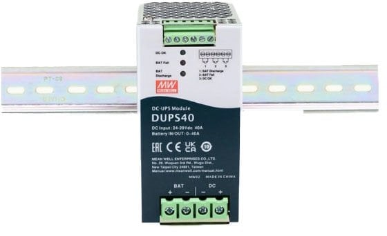 MW-DUPS40 24-29Vdc 40.0Amp UPS Modul