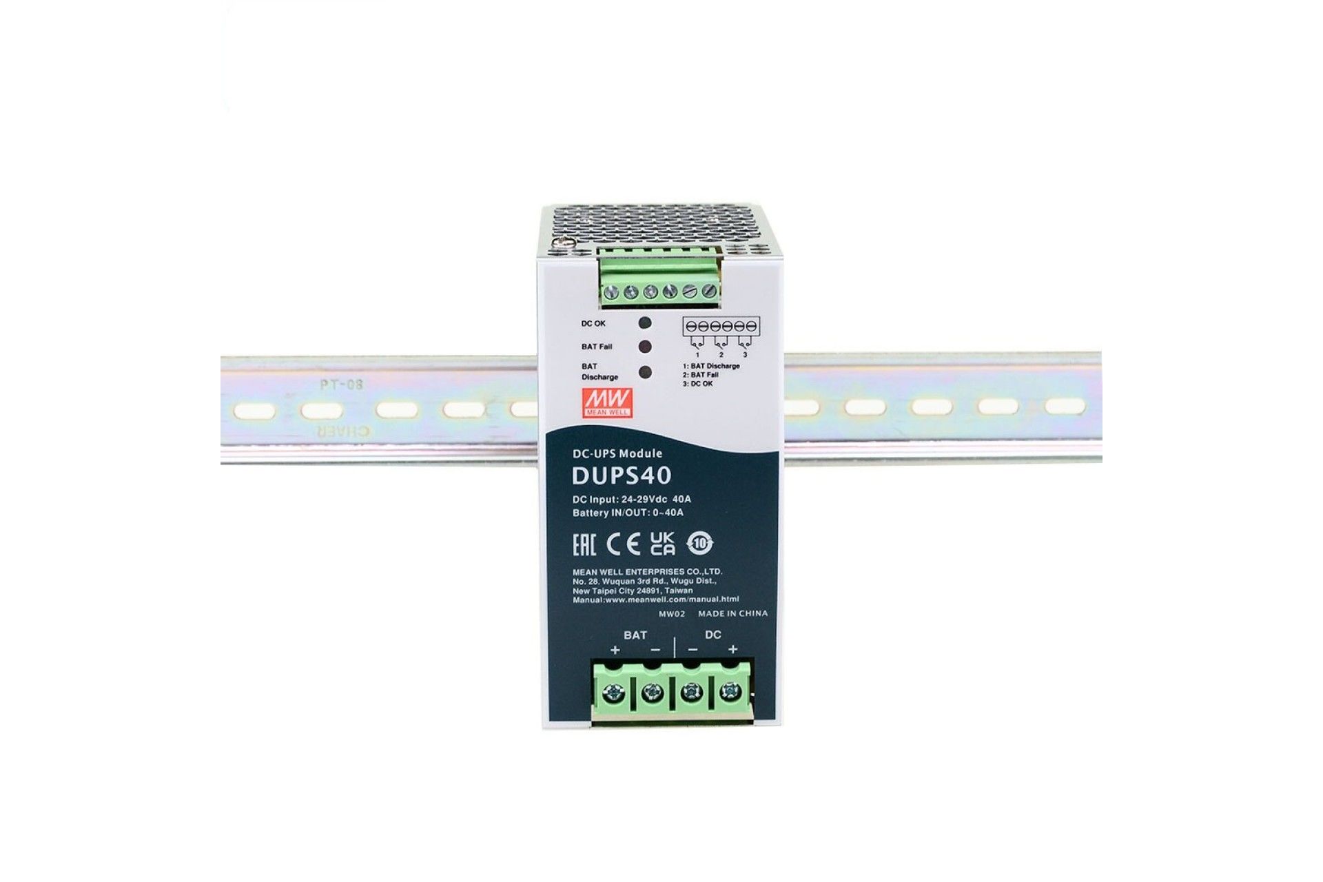 MW-DUPS40 24-29Vdc 40.0Amp UPS Modul