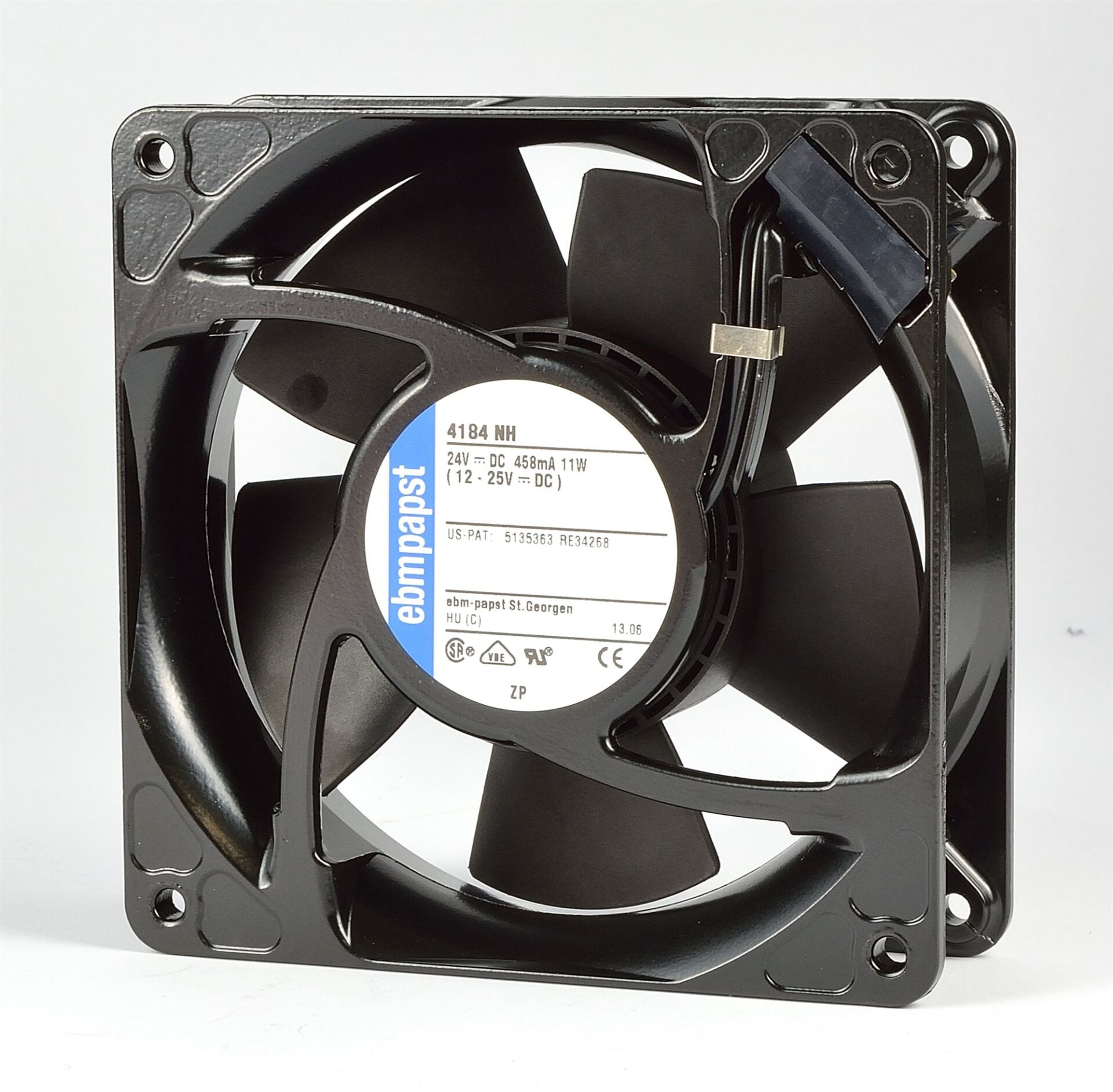 4184 NH | DC Fanları DC  Fan 24V DC 458mA 11W 120x120x38