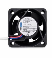 412-071 | 12V DC 0.08A 0.8W IP20 10m³/h(5.89 CFM) 18dBA 40x40x20mm Bilyalı Rulman DC Axial Compact Fan