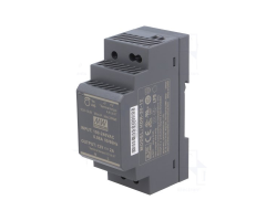 HDR-30-12 HDR3012 12Vdc 2.0Amp DIN Rail StepShape  MEANWELL |