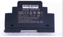HDR-30-24 HDR3024 24Vdc 1.5Amp DIN Rail StepShape  MEANWELL |