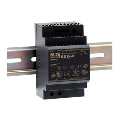 HDR-60-24 HDR6024 24Vdc 2.5Amp DIN Rail StepShape  MEANWELL |