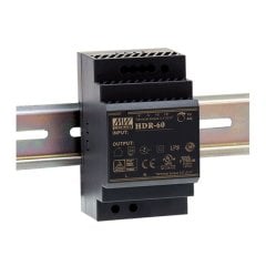 HDR-60-24 HDR6024 24Vdc 2.5Amp DIN Rail StepShape  MEANWELL |