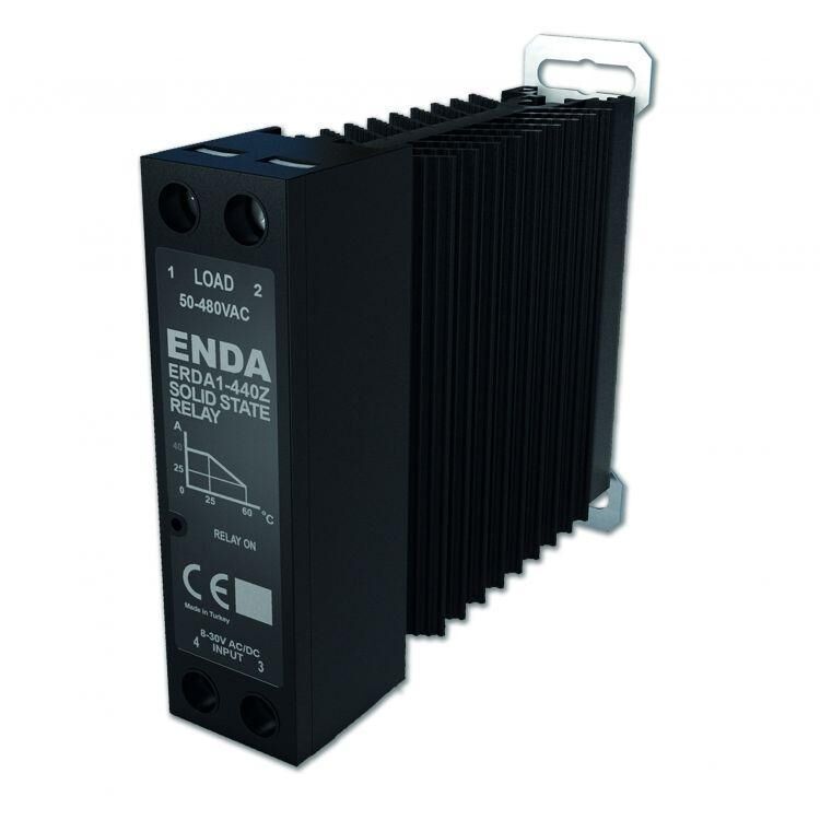 ERDA1-440Z  Ray Montaj SSR 40A input 8-30V AC/DC output 20-480V AC  ENDA |