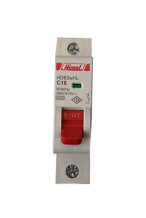 HDB3WHL1C16 | 1 Kutup 4,5kA C Tipi 16A Otm.Sig.