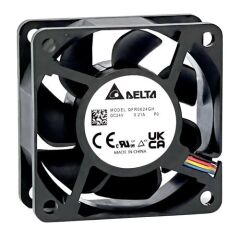 QFR0624SH | 24VDC 0.21A 60x60x25mm 3 Kablolu Fan