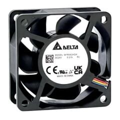 QFR0624SH | 24VDC 0.21A 60x60x25mm 3 Kablolu Fan