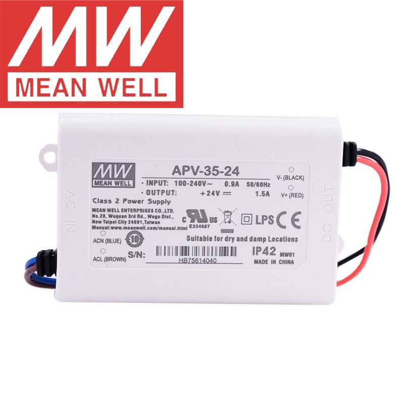 APV-35-24 APV3524 24Vdc 1.5Amp MEANWELL