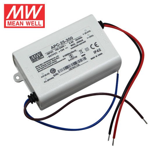 APC-25-350 APC25350 25~70Vdc 350mA IP30  MEANWELL