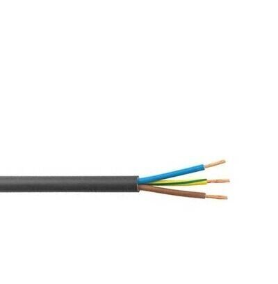 3X1,5MM TTR KABLO SİYAH ((TOP OLARAK SATILMAKTADIR. 1 TOP 100 METRE)