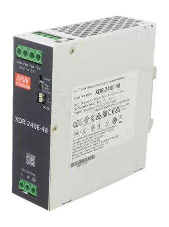 XDR-240E-48 | 48Vdc 5.0Amp DIN Rail