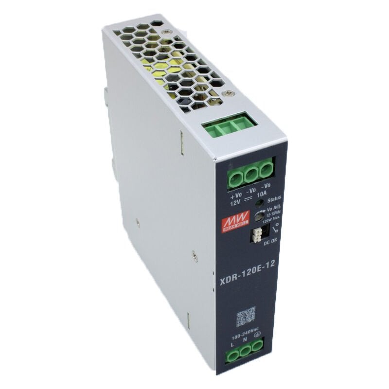 XDR-120E-12 | 12Vdc 10.0Amp DIN Rail