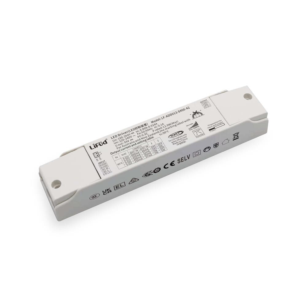 LF-ADD013-0400-42 | 250~400mA Dswitch 9~42V DC 142x30x22mm DALI2+Pdim Lifud