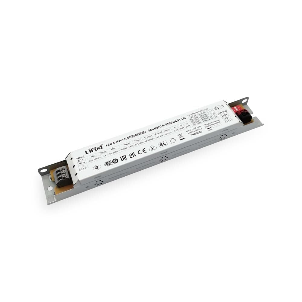 LF-FMR060YSIII | Linear 200~350mA 80~200V DC 210x30x21mm PFC ENEC FF DIPsw Lifud
