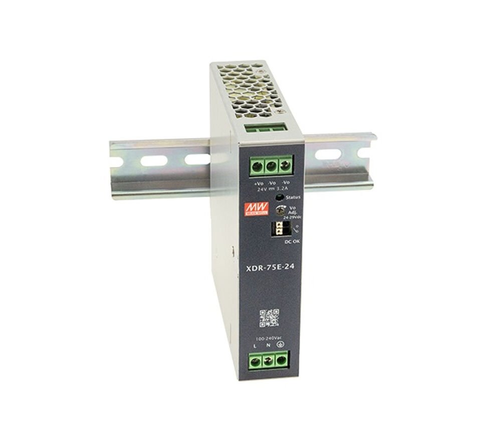 XDR-075E-36 | 36Vdc 2.1Amp DIN Rail