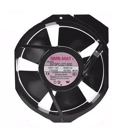 5915PC-22T-B30 | 220V AC 35W 50-60Hz 172x150x38mm 2 Kablolu Ball Bearing AC Tubeaxial Fan