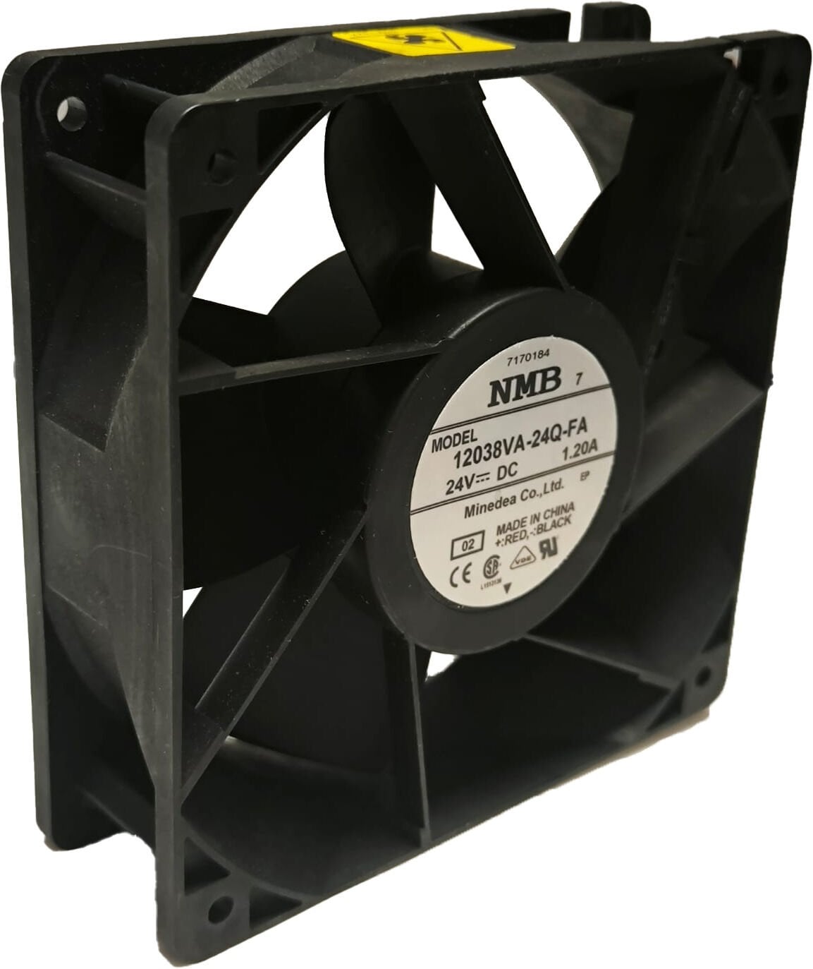 12038VA-24Q-FA | 24V DC 1.20A   120x120x38mm Tubeaxial Fan