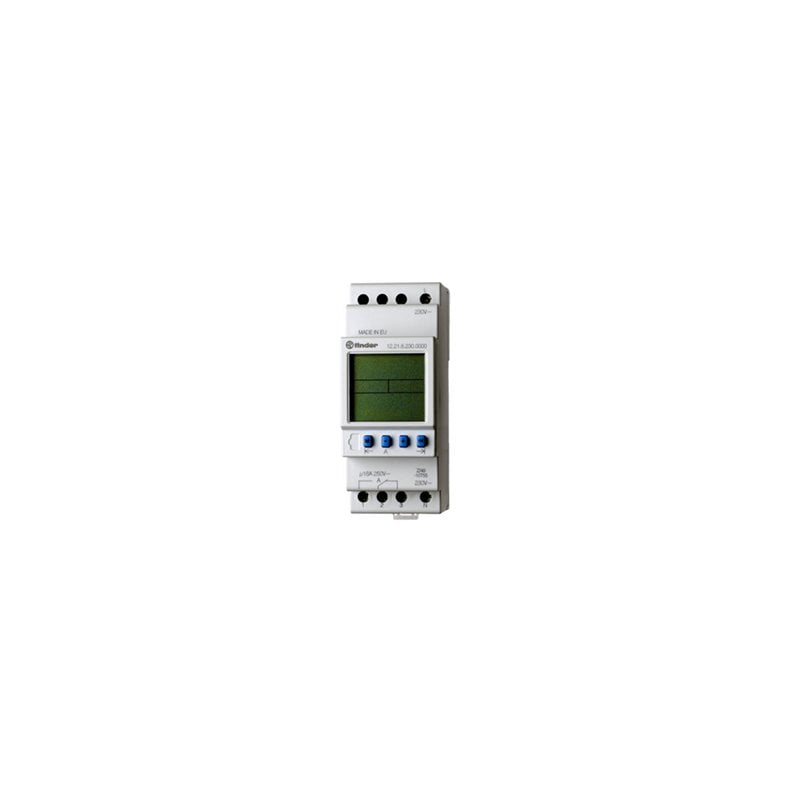 (F.12.21.8.230.0000) ZAMAN SAAT. HAFT. ZAM. AYAR. 1CO-16A KONT.230V AC