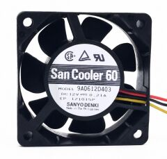 9A0612D403 | 12V 0.21A 60x60x25mm İnverter Soğutma Fanı