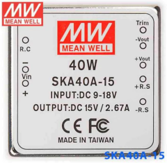 SKA40A-15  09~18Vdc>+15Vdc 2,67Amp