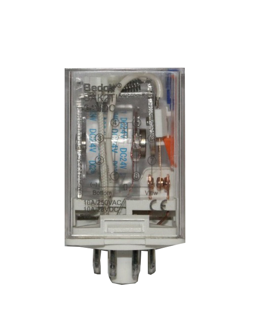 BAK2IN-24VDC  İKİ KONTAK 24DC 8 PİN RÖLE