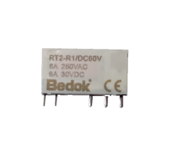 RT2-R1/60VDC  SLİM RÖLE TEK 60VDC | BSR-R220-011 Muadili
