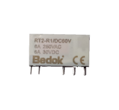 RT2-R1/60VDC  SLİM RÖLE TEK 60VDC | BSR-R220-011 Muadili