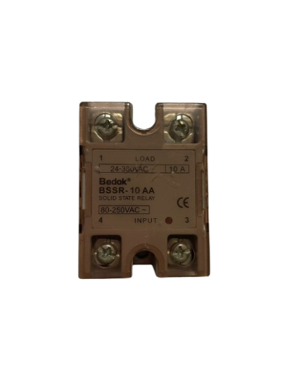 BSSRE-10AA BEDOK 80-250VAC Tetikleme,24-380VAC Çıkış Voltajı,10A Monofaze SOLİD STATE RELAY(SSR Röle)